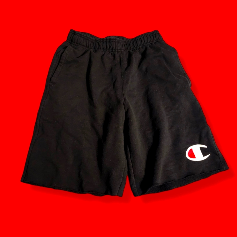 Men's Black Champion Shorts